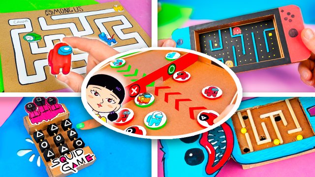 5 Идей Настольных Игры своими руками из картона на Поделки Самоделки