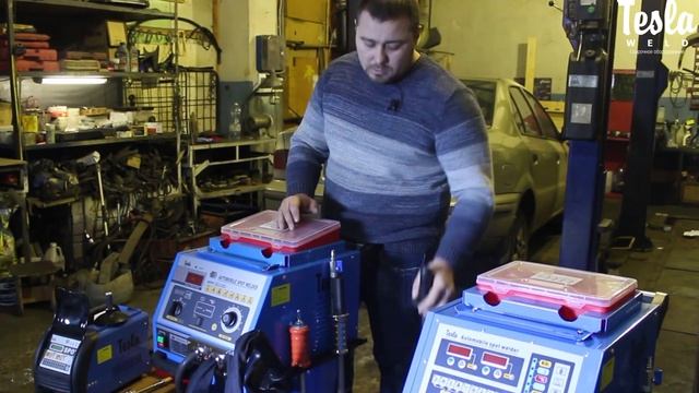 Рихтовка споттером кузова автомобиля! Споттер для точечной сварки Tesla Weld SPOT 8000, 9500, 900 B