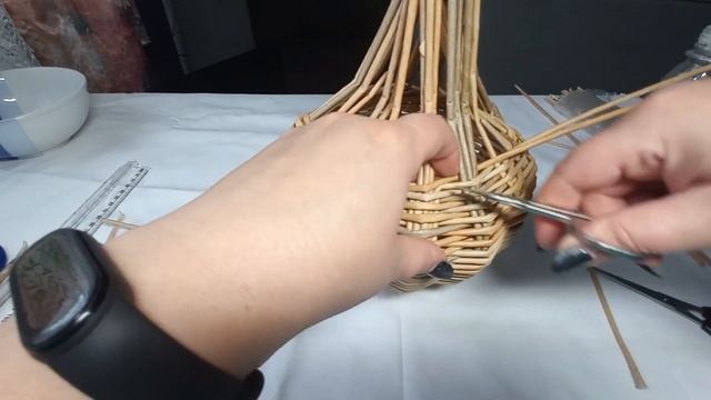 Мастер-класс "Декор-тыква из бумажной лозы."