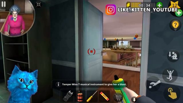 Злая Бабка Учительница Мисс Ти НАШЛА МУЖА Scary Teacher 3D ДЕЛАЮ КОНЦОВКУ ПРОТИВ MISS T КОТЁНОК ЛАЙ