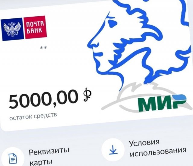 Возможности Пушкинской карты