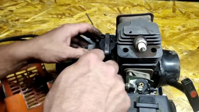 !!Ремонт триммера своими руками!! Пропала искра!?