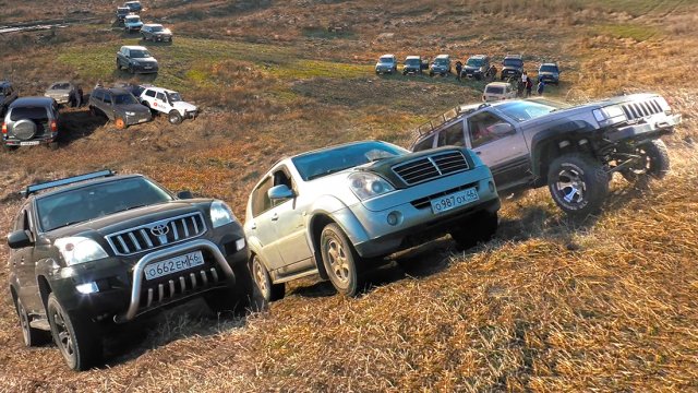 ПСИХ ВЕРНУЛСЯ! JEEP ПРОТИВ TOYOTA, SUZUKI, AUDI, SSANGYONG, MITSUBISHI, НИВА, УАЗ