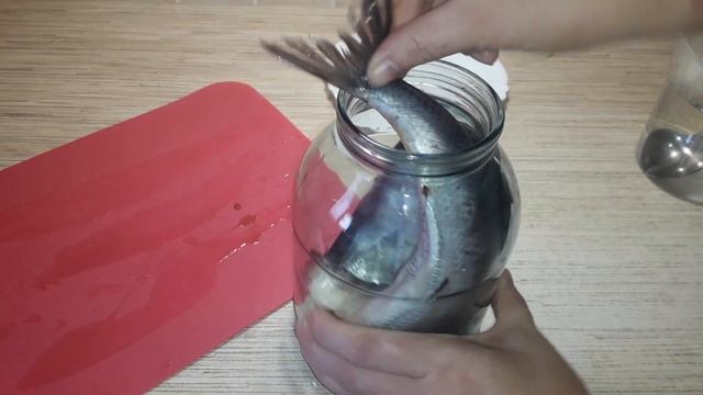 Сельдь соленая в банке. Как посолить сельдь дома.