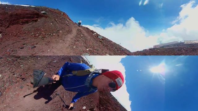 Дмитрий Комаров показал панораму 360° с горы Фудзияма