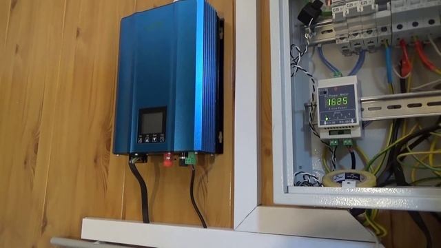Мое Подключение лимитера сетевого инвертора в электрическом щитке