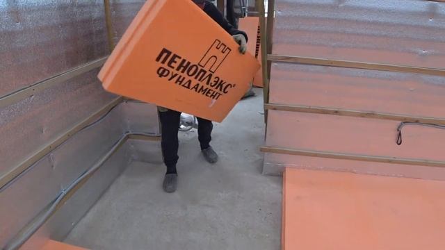 Пеноплекс на пол Армирование пеноплекса Армирование на пеноплекс под стяжку