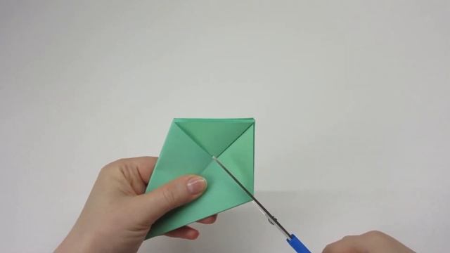 Как сделать ёлочку из бумаги. Оригами ёлочка.
