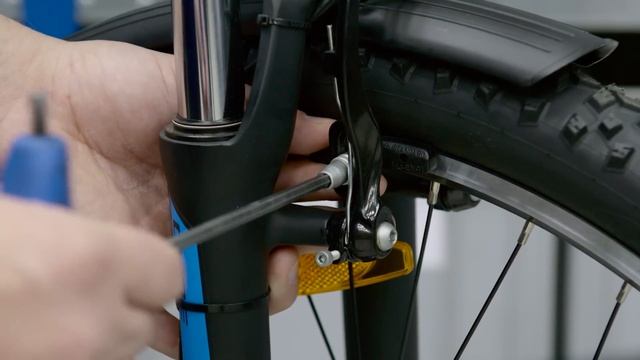 Как настроить ободные тормоза V-brake велосипеда