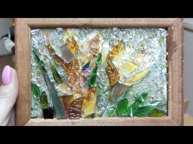 Мастер класс «Необычный подарок своими руками – картина мозаика из стекла» (короткая версия)