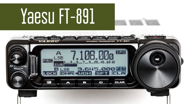 Yaesu FT-891 Малогабаритный КВ трансивер с DSP. Обзор часть 1.