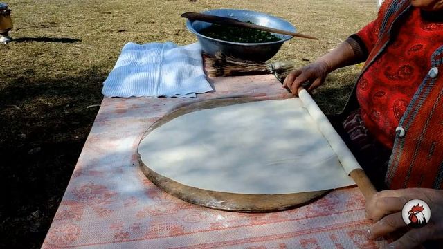 Приготовление кутабов с травами