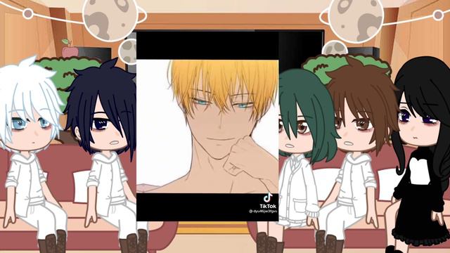 реакция Обещанный неверленд на прошлую жизнь Эммы×Ати{манги оясп}