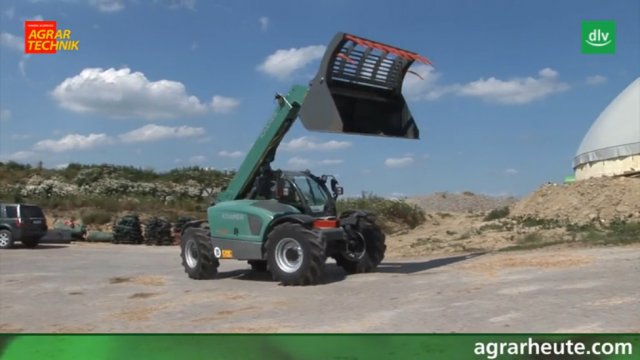 Аграрный портал проверяет телескопический погрузчик Kramer