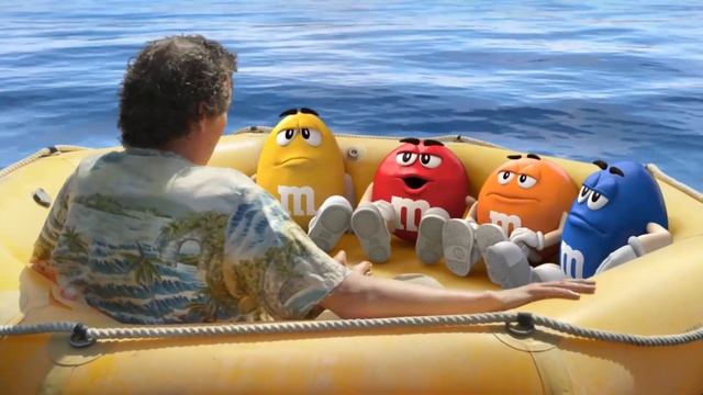 Реклама M&M's 2015 | Мужик в лодке