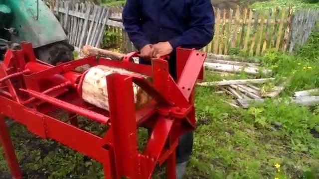 Простой гидравлический дровокол