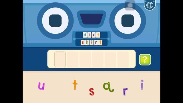 Endless Learning Academy - Read, Spell, word rhyme, sentence - Alphabot adventure Jungle map p1