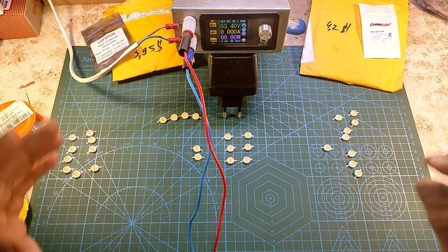 Экспресс метод определения реальной безопасной  мощности светодиода, напряжение светодиодов 1-3 ват