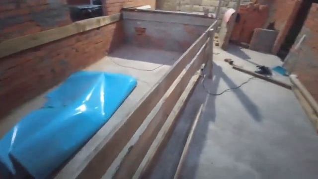 Каркасный бассейн в бане своими руками! Пошла жара!