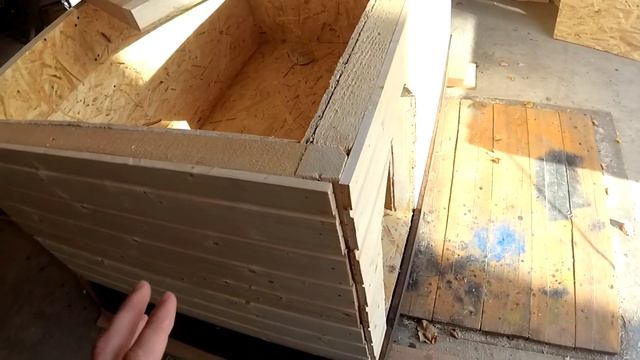 Утепленная будка для собаки (Овчарка) своими руками. ВСЕ ОЧЕНЬ ПРОСТО!