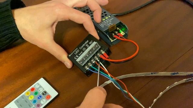 Как правильно подключить RGB ленту и управление пультом. LedOne
