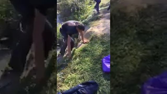 Драка Алкашей на Рыбалке у озера / Лучшая Драка Алкашей на Природе
