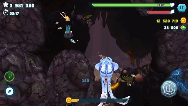 КРАКЕН в Hungry Shark Evolution #4 Новая Акула Осьминог в хангри шарк эволюшн на крутилкины