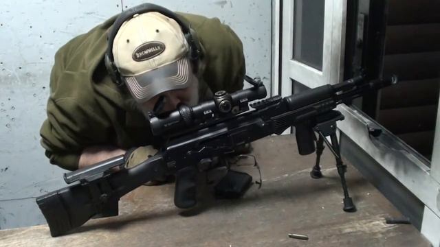 Оптика на Сайгу МК. Пристрелка загонника...