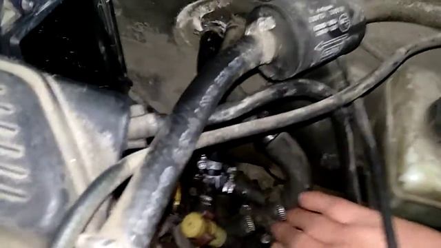 Замена патрубка печки лада ларгус