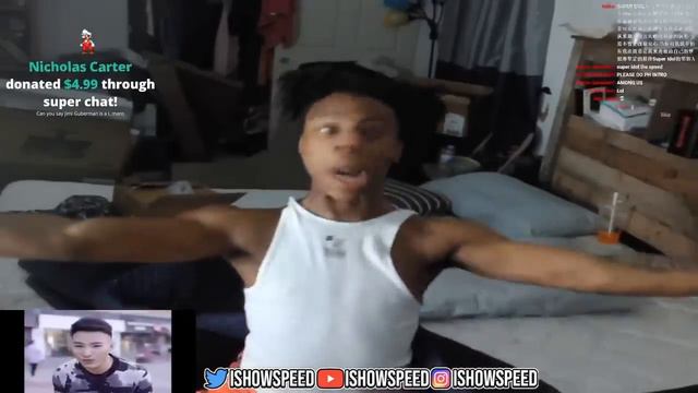 Funny moments in Sleep stream - Ishowspeed