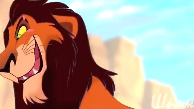 Король лев Прикол Симба и Шрам - Гаишник-Гей
