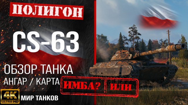 Обзор CS-63 гайд средний танк Польши | бронирование CS63 оборудование | CS 63 перки