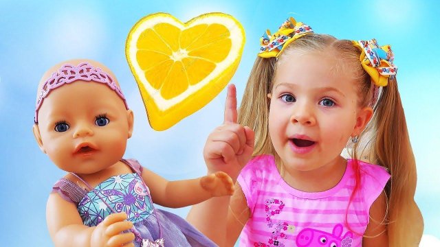 Diana Roma and Non-stop Hiccups Funny Video for Kids