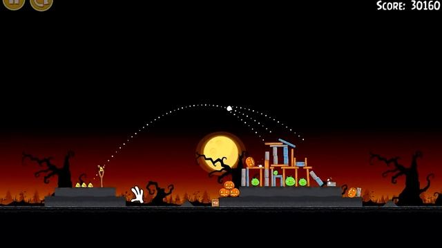 Angry Birds: Seasons. Trick or Treat. All levels 3 stars Прохождение от SAFa