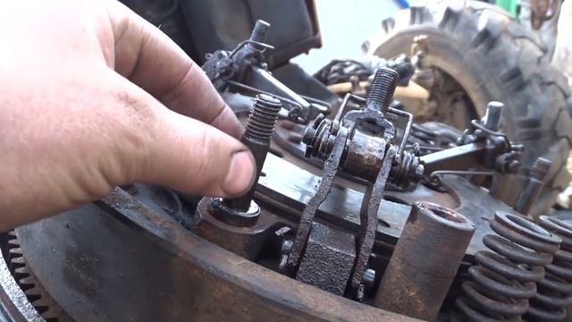 Трактор Т 30\/сборка и регулировка сцепления///Tractor T 30\ / clutch assembly