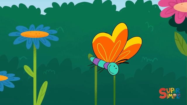 Butterfly Ladybug Bumblebee Song for Kids