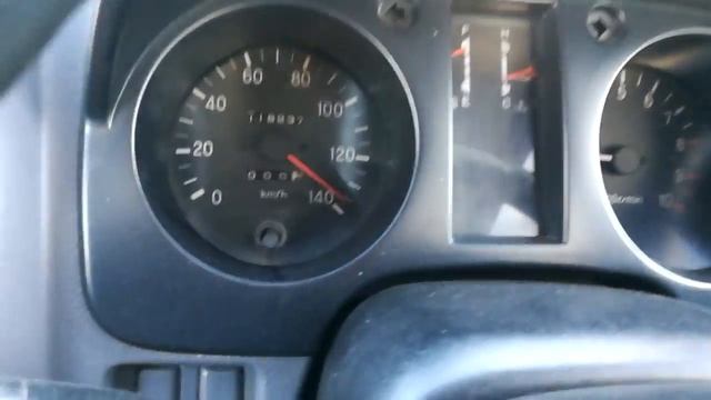 Разгон до 140 км/ч. Pajero Mini