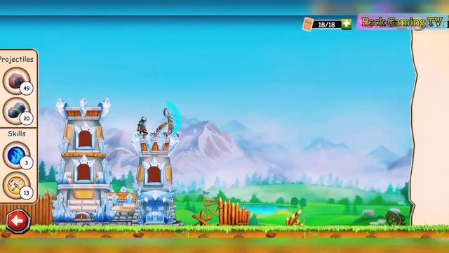 DEFEND THE CASTIL AND THE DESTROY GAME STICKMAN  ANDROID | GAME CATAPULT 2 OFFLINE | GAMEPLAY #1