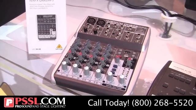 XENYX QX602MP3 by Behringer - NAMM 2015 - PSSL