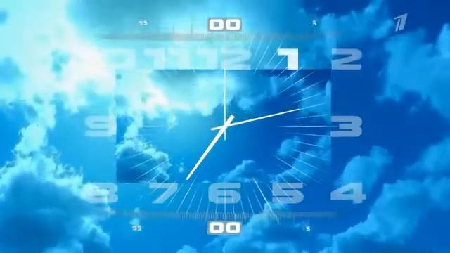 CGI Часы первого канала + расширенная мелодия замедленно в 2 раза