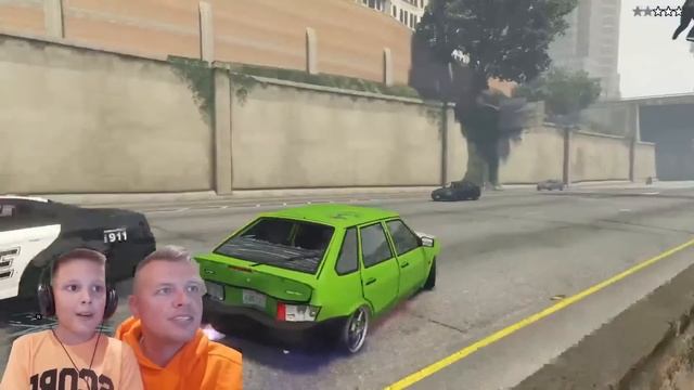 Большая ПОГОНЯ ЛАДА в GTA 5 Стрим Игорюшины Игруши
