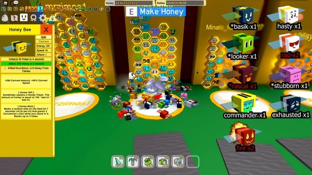 Как правильно собрать улей для фарма в Bee Swarm Simulator