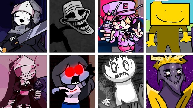Challeng-EDD but Every Turn a Different Character Sings ?(FNF Challeng-EDD but Everyone Sings)