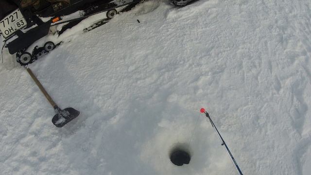 Рыбалка щуки зимой на севере!!