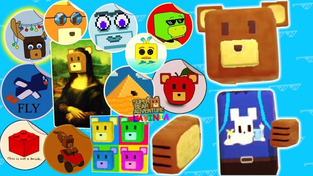 Super Bear Adventure Где Стикеры! 🐻 Смешные стикеры в Супер Беар! #superbear #лавиния #mimimishki
