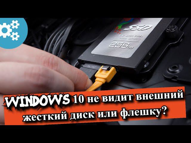 Windows 10 не видит внешний жесткий диск или флешку?
