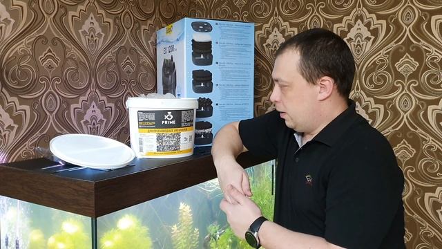 #абсорбент #цеолит #аквариум Заменяем угольный фильтр Тетра на природный цеолит