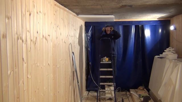 Утепление потолка. Утепление гаража пенопластом