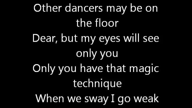 michael buble - sway lyrics