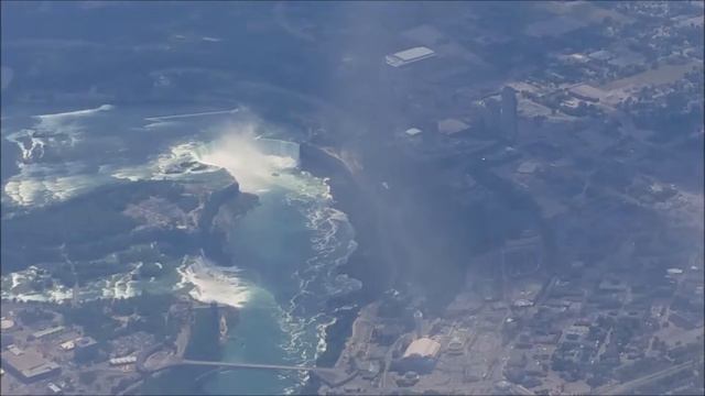 Niagara Falls from the air Ниагарский водопад Niagara Şelalesi